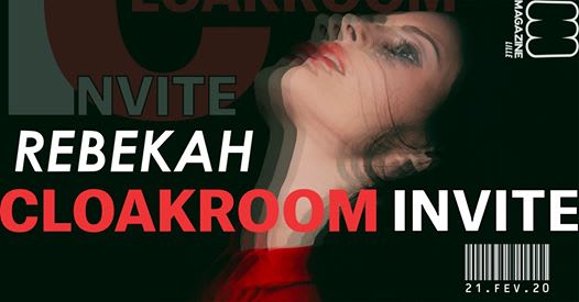 Cloakroom Invite Rebekah Cover