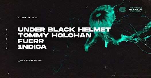 Raw X Rex W/ Under Black Helmet, Tommy Holohan, Fuerr, 1ndica Cover