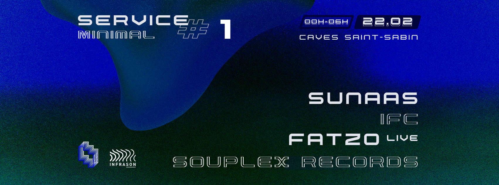 Service Minimal #1 // Fatzo ◆ Sunaas ◆ Souplex Records ◆ Infrason Fantastic Crew Cover
