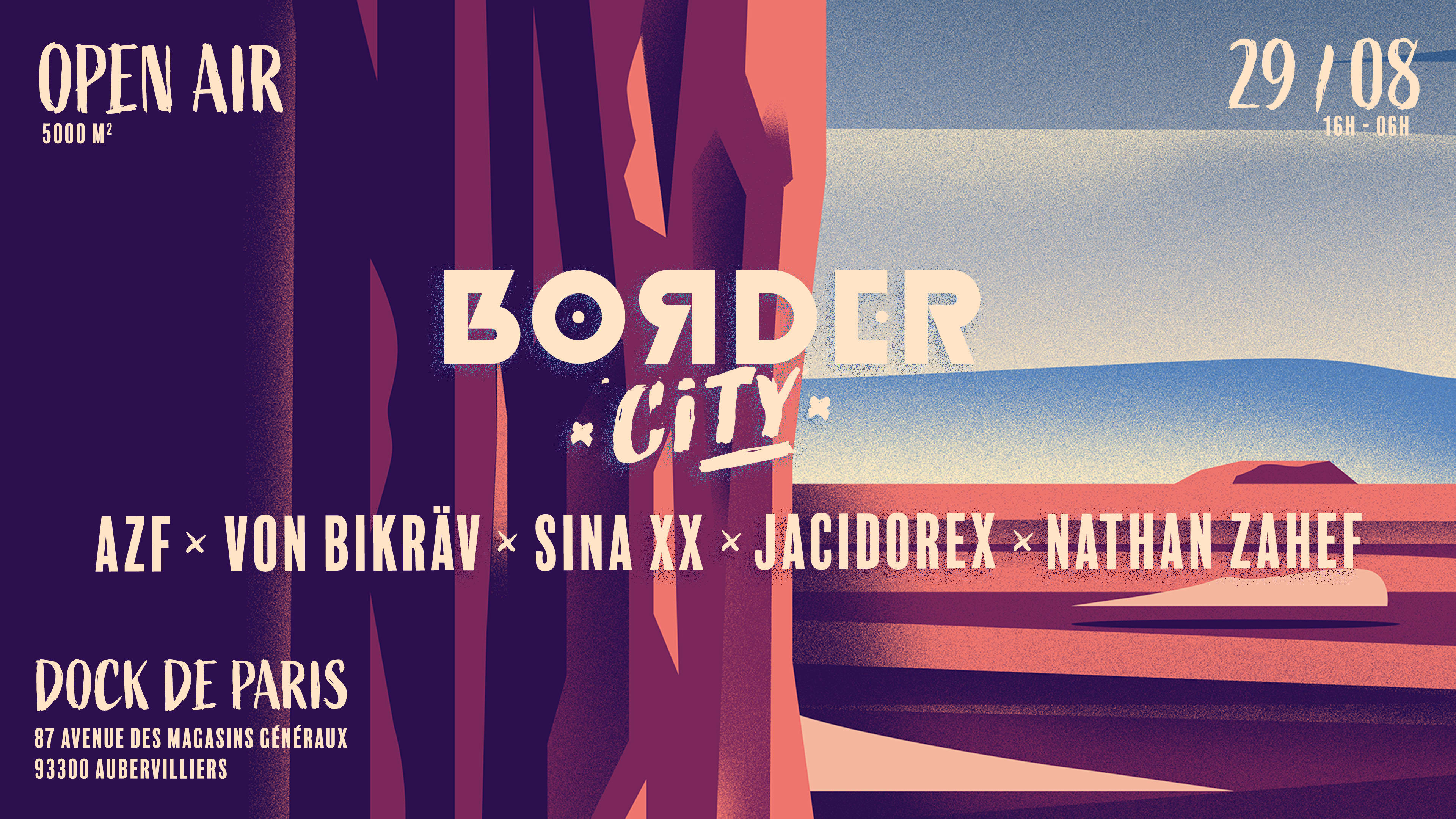 Border City W/ Azf L Von Bikräv L Sina XX L Jacidorex L Nathan Zahef Cover