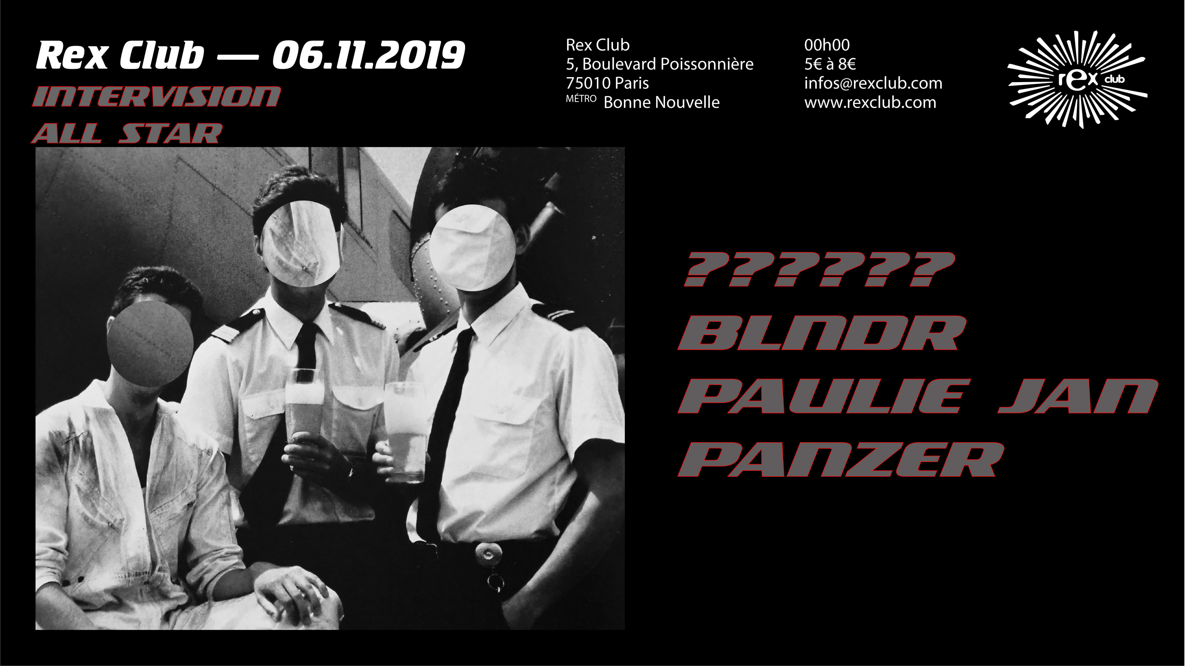 Intervision All Star: Blndr, Paulie Jan, Panzer Cover