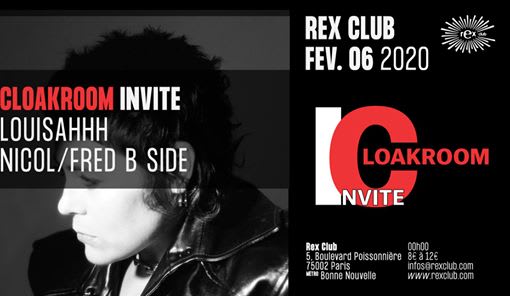 Cloakroom Invite: Louisahhh, Nicol, Fred B Side Cover