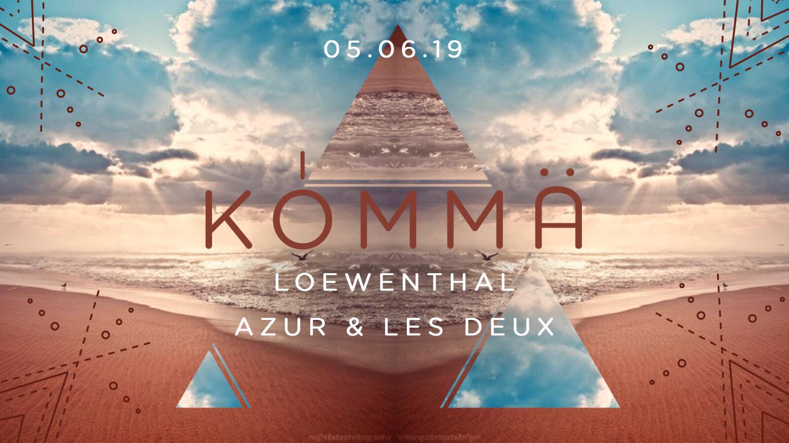 Kömma X Muzo Creative W/ Loewenthal, Azur, Les Deux Cover