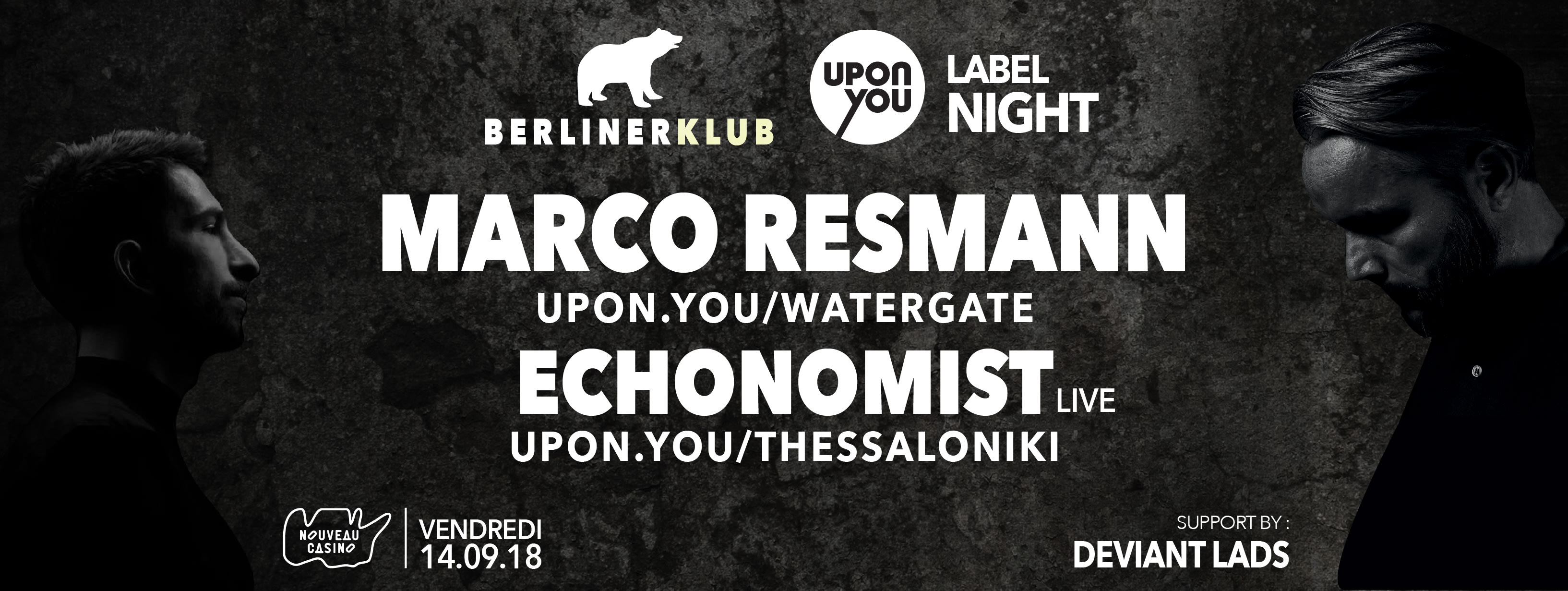 Berliner Klub : Upon.You Label Night X Marco Resmann, Echonomist Cover
