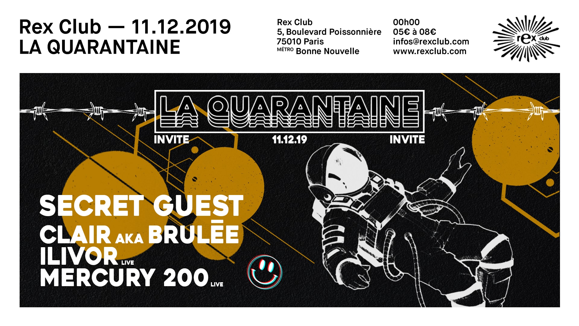 La Quarantaine: Trym, Clair Aka Brulée, Ilivor, Mercury 200 Live Cover