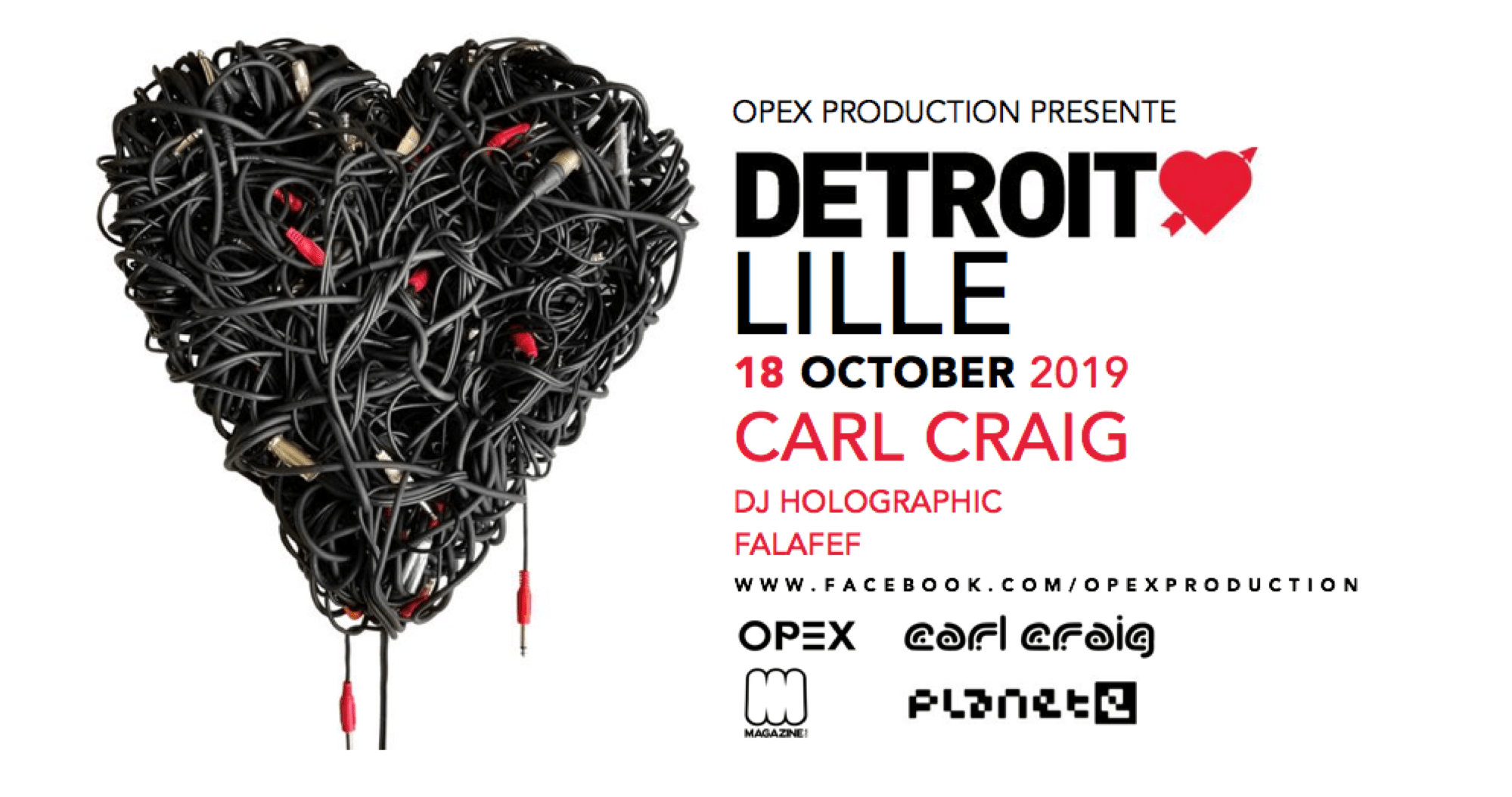 Opex Présente Detroit Love Lille W/ Carl Craig Cover