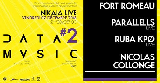 Data Music #2 : Fort Romeau, Parallells, Ruba Kpø [Live] Cover