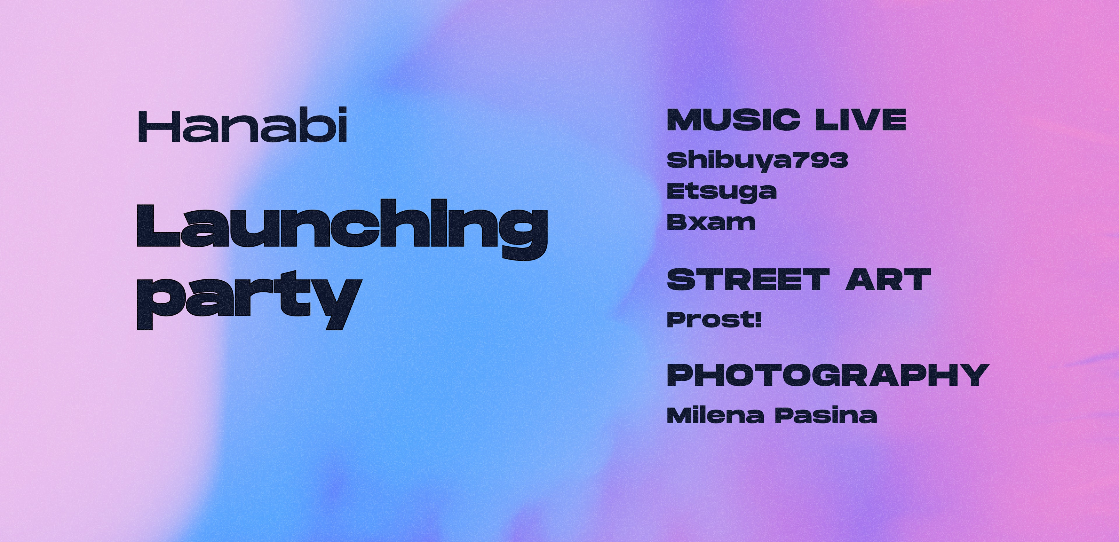 Hanabi Launching Party Cover
