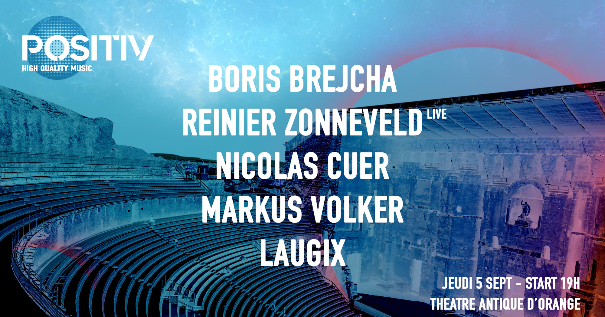 Positiv 2019 / Boris Brejcha / Théâtre Antique D'orange Cover