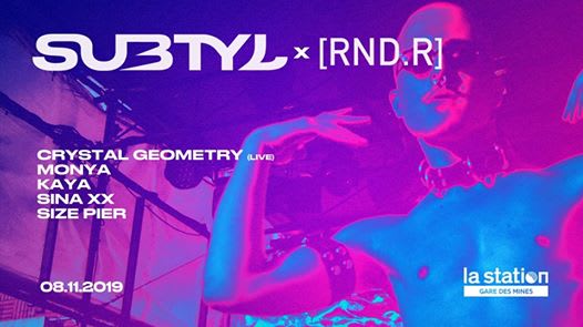 Subtyl X Rnd. ⏐ Crystal Geometry, Monya, Size Pier Cover
