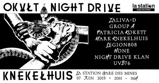 Okvlt & Night Drive Invitent Knekelhuis À La Station Cover