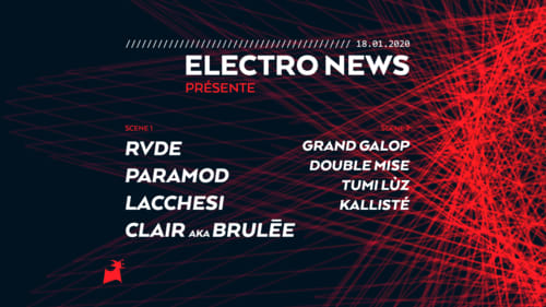 Electro News 10 Ans : Rvde / Paramod / Lacchesi / Clair Cover