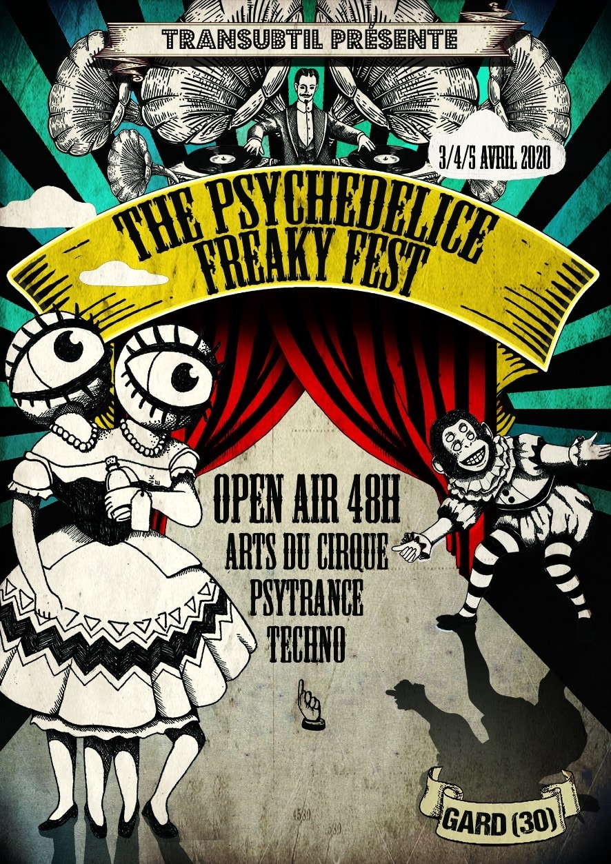 [Annulé] The Psychedelice Freaky Fest Cover