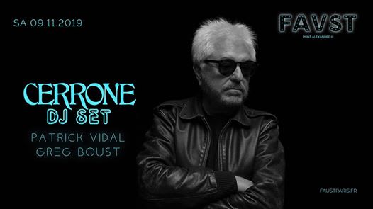 Faust: Cerrone, Patrick Vidal, Greg Boust Cover