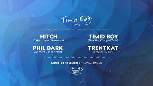 Timid Boy Invite: Hitch, Phil Dark, Trentkat, Timid Boy Cover