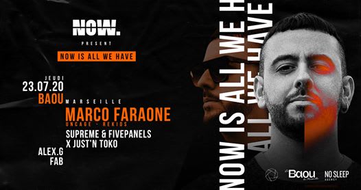 Baou : Now X Baby Club W/Marco Faraone, Fab, Supreme&Five Panels... Cover