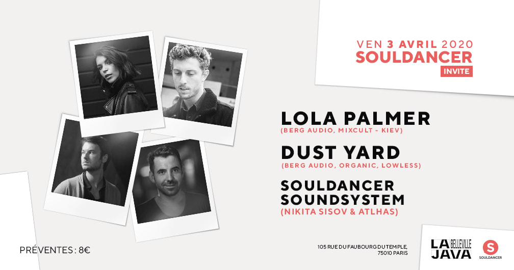 [Annulé] Souldancer Invite : Lola Palmer, Dust Yard & More Cover