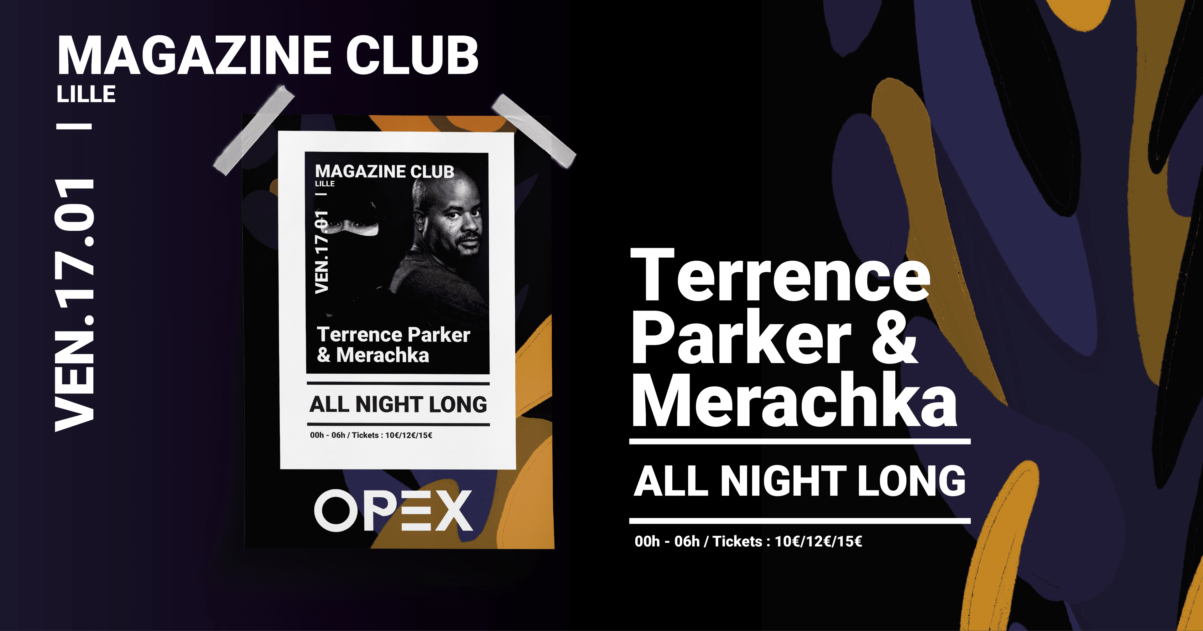 Opex Présente Terrence Parker & Merachka (All Night Long) Cover