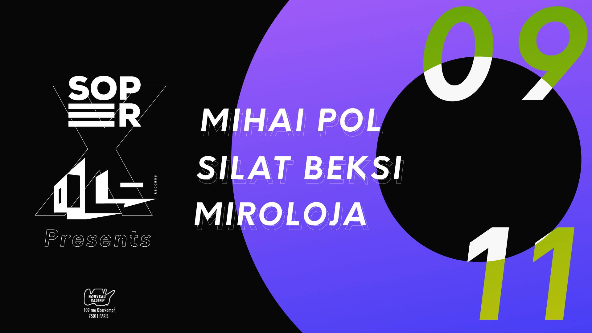 Soper X Olo Records : Mihai Pol, Silat Beksi & Miroloja Cover