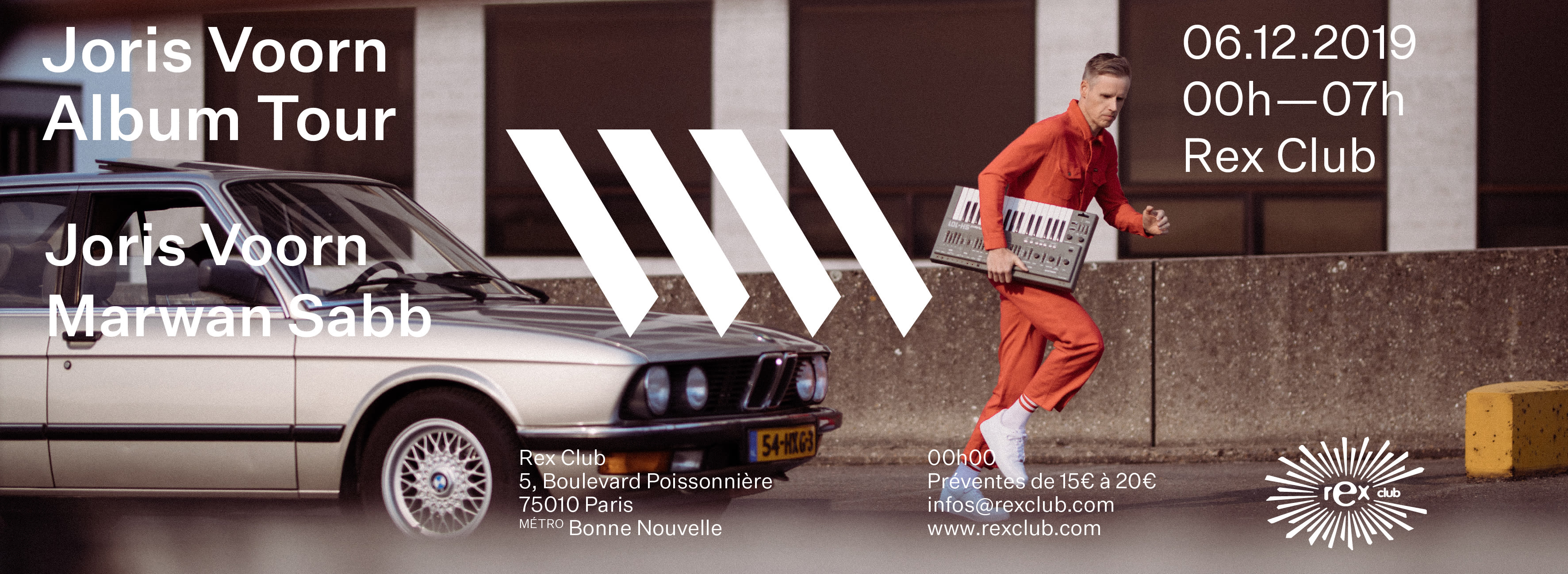 Rex Club Presente Joris Voorn Album Tour Cover