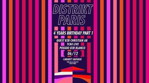 Distrikt Paris 4 Years Birthday - Part 1 Cover