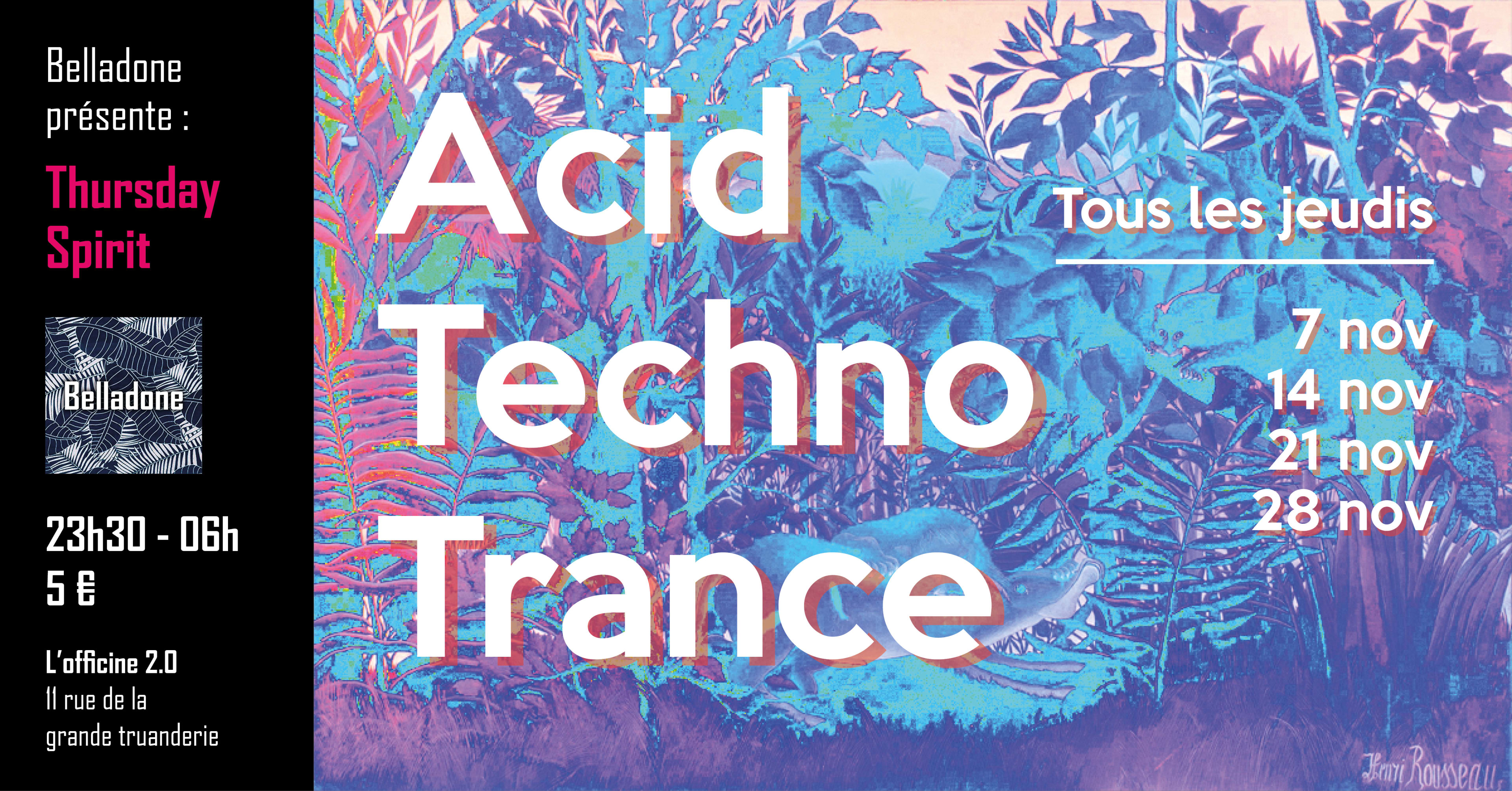 Thursday Spirit : Techno To Trance Cover