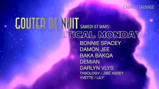Gouter De Nuit - Critical Monday Cover