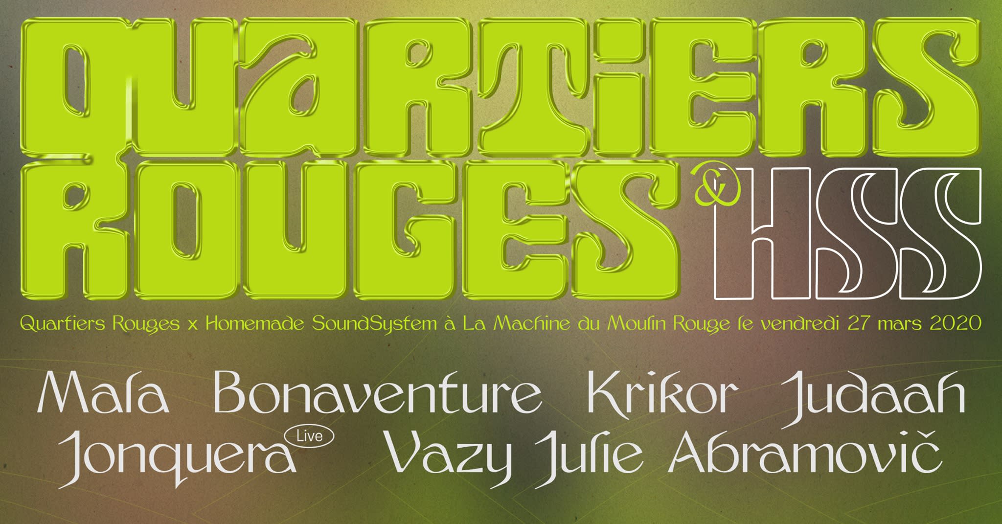 Quartiers Rouges X Hss : Mala, Bonaventure, Krikor, Jonquera Cover