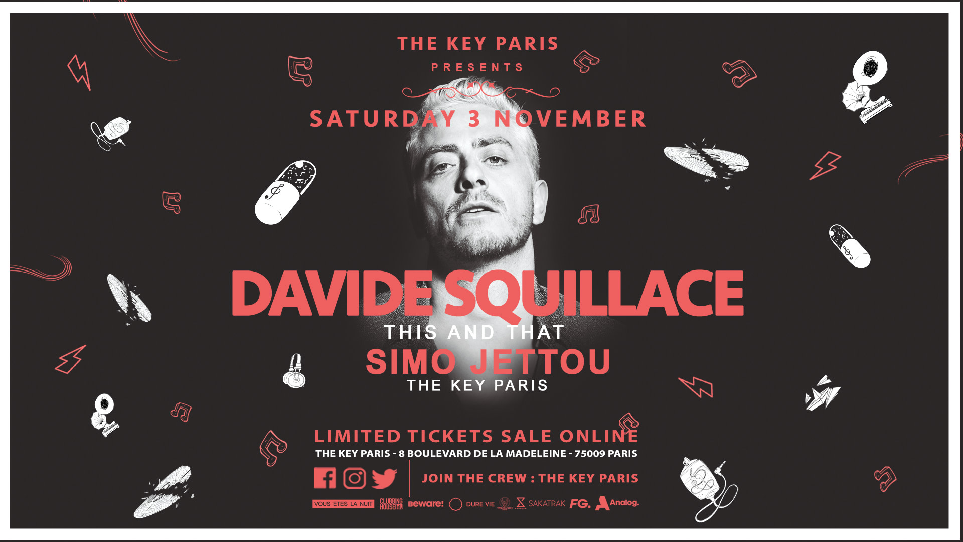 The Key Paris Presents : David Squillace Cover