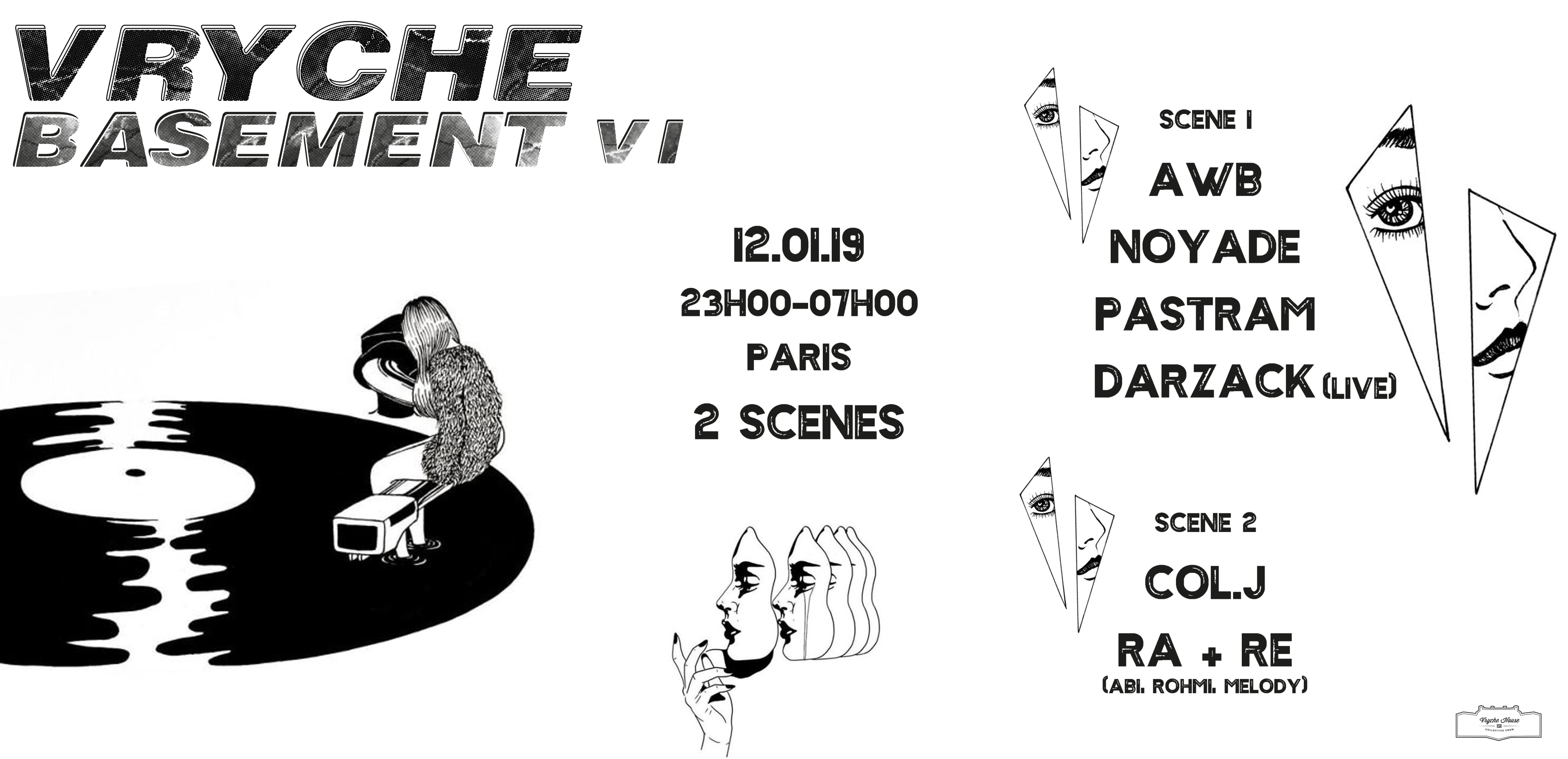 Vryche Basement VI W/ Awb, Darzack (Live), Ra + Re & More Cover
