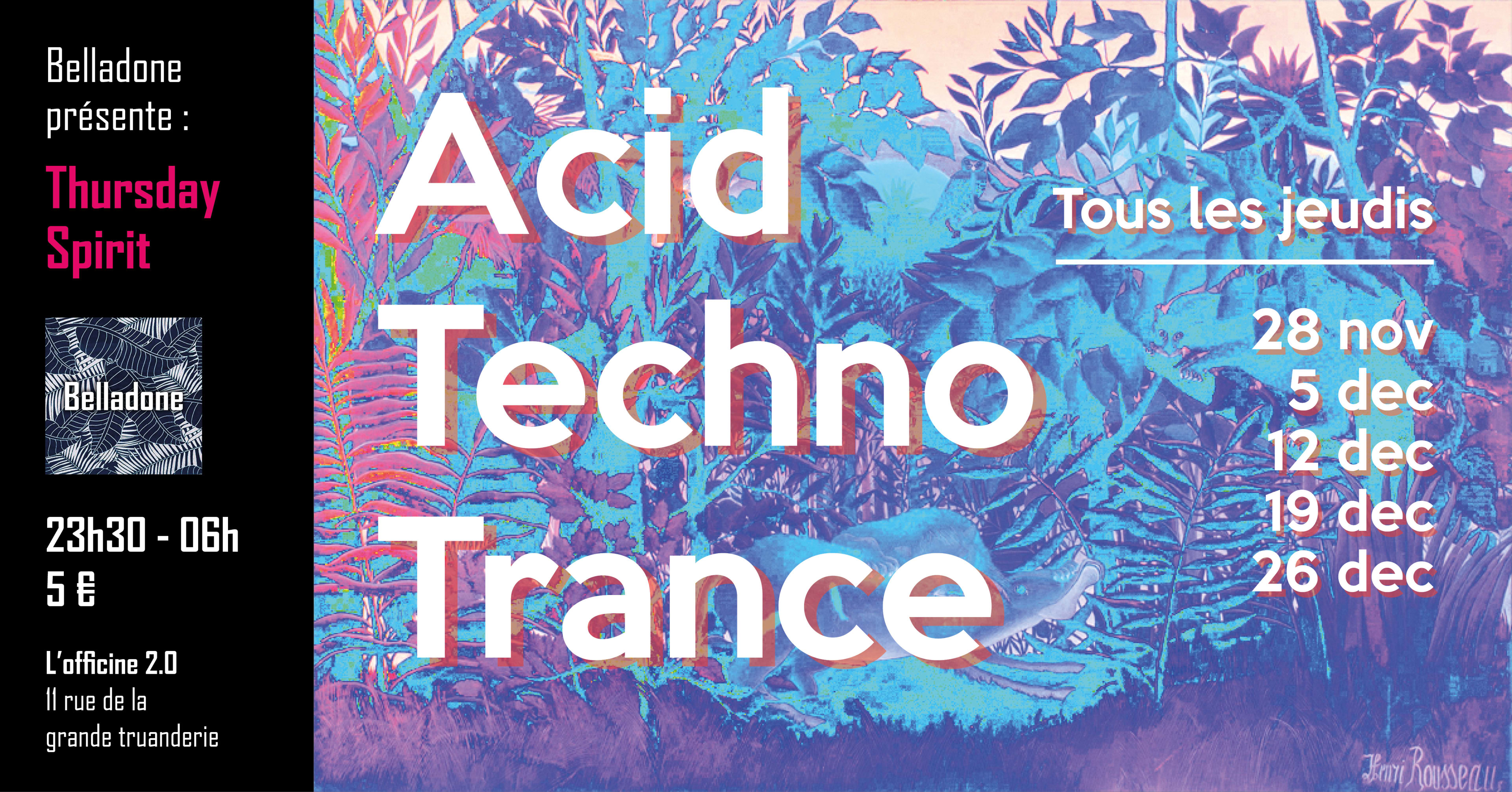 Thursday Spirit : Techno To Trance Cover