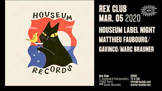 Houseum Label Night: Matthieu Faubourg, Gavinco, Marc Braumer Cover