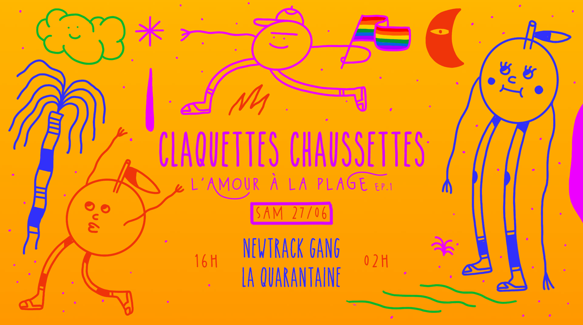 Complet I Claquettes Chaussettes (Opening) W/ Newtrack & La Quarantaine Cover