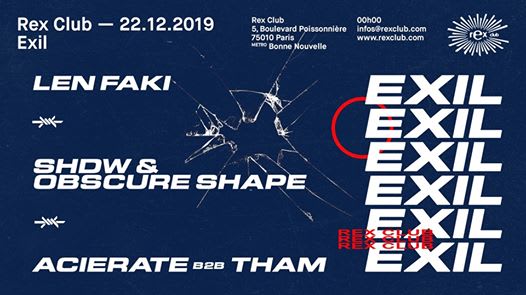 Exil Presents Len Faki, Shdw & Obscure Shape, Acierate B2b Tham Cover