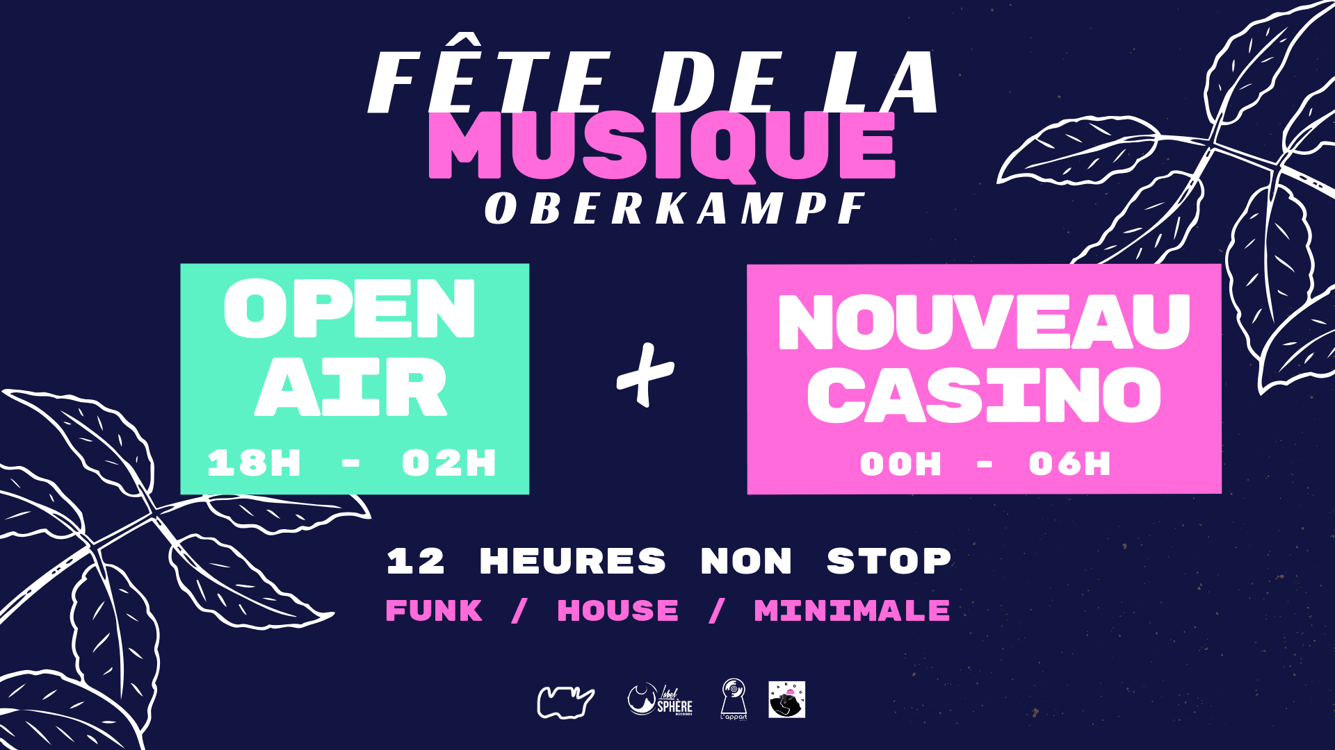 Fdlm 2019 : Open Air + Nouveau Casino (12h Non Stop) Cover