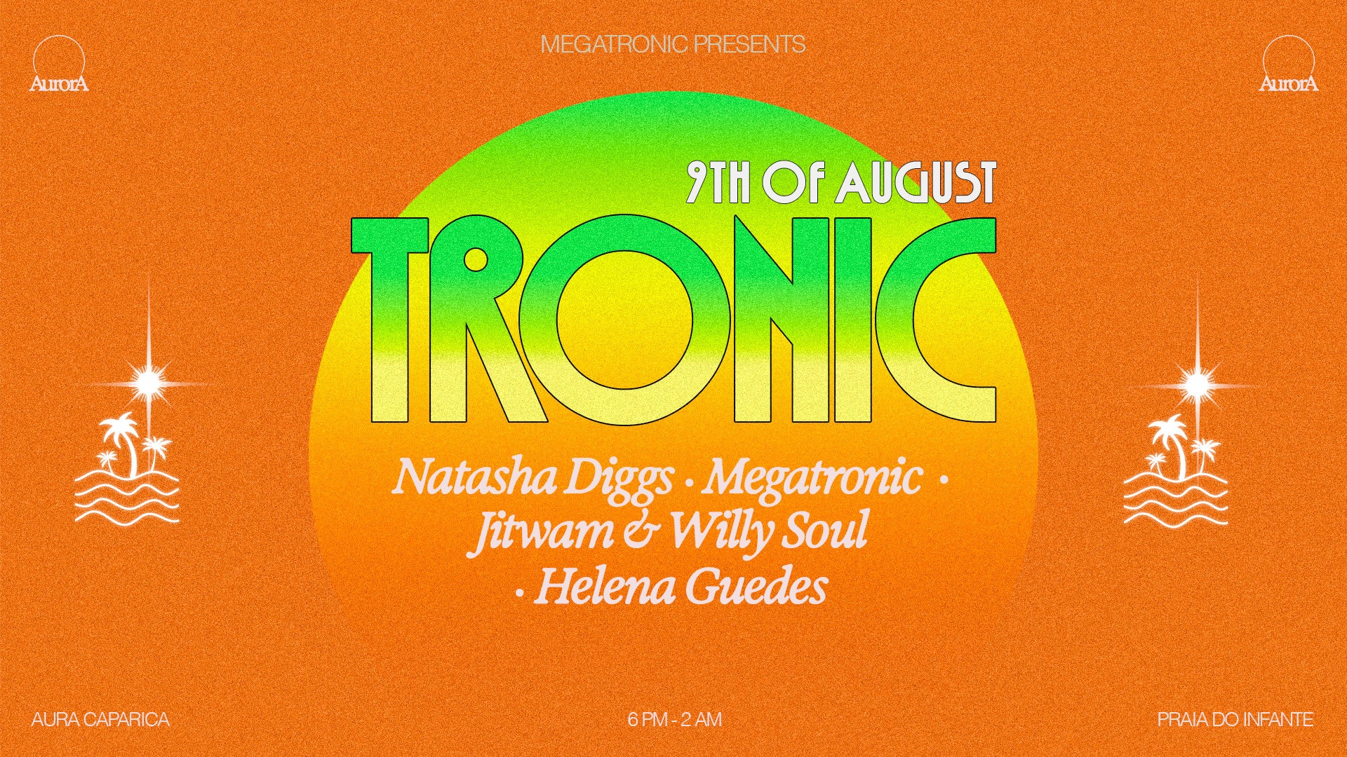 Tronic By The Sea - Megatronic Invites Natasha Diggs, Jitwam Cover