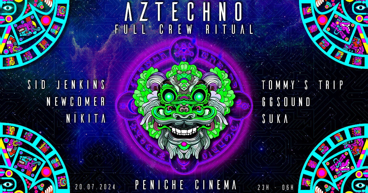 Aztechno Full Crew Ritual 3 - Techno/Acid/Psytrance Cover