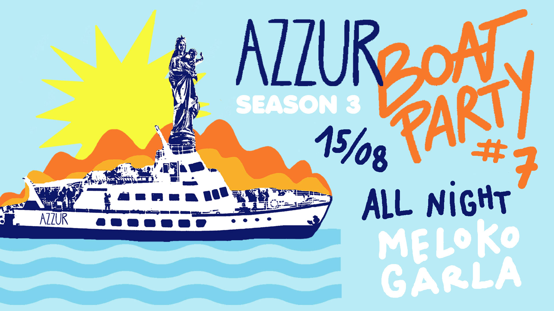 Azzur Boat Party #7 Cover