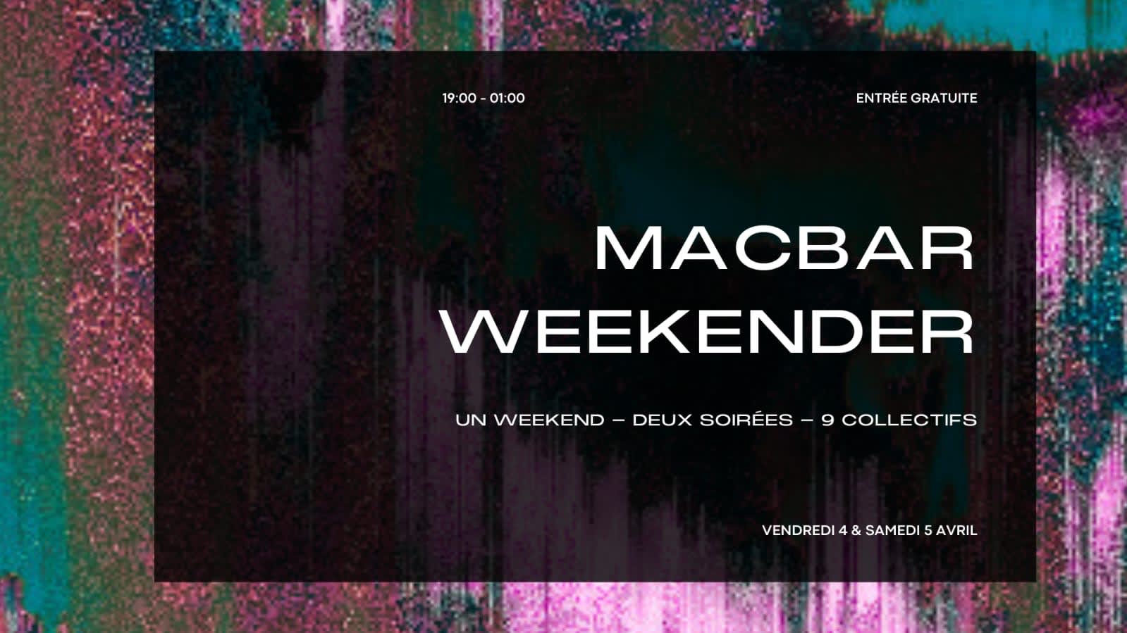 Macbar Weekender Cover