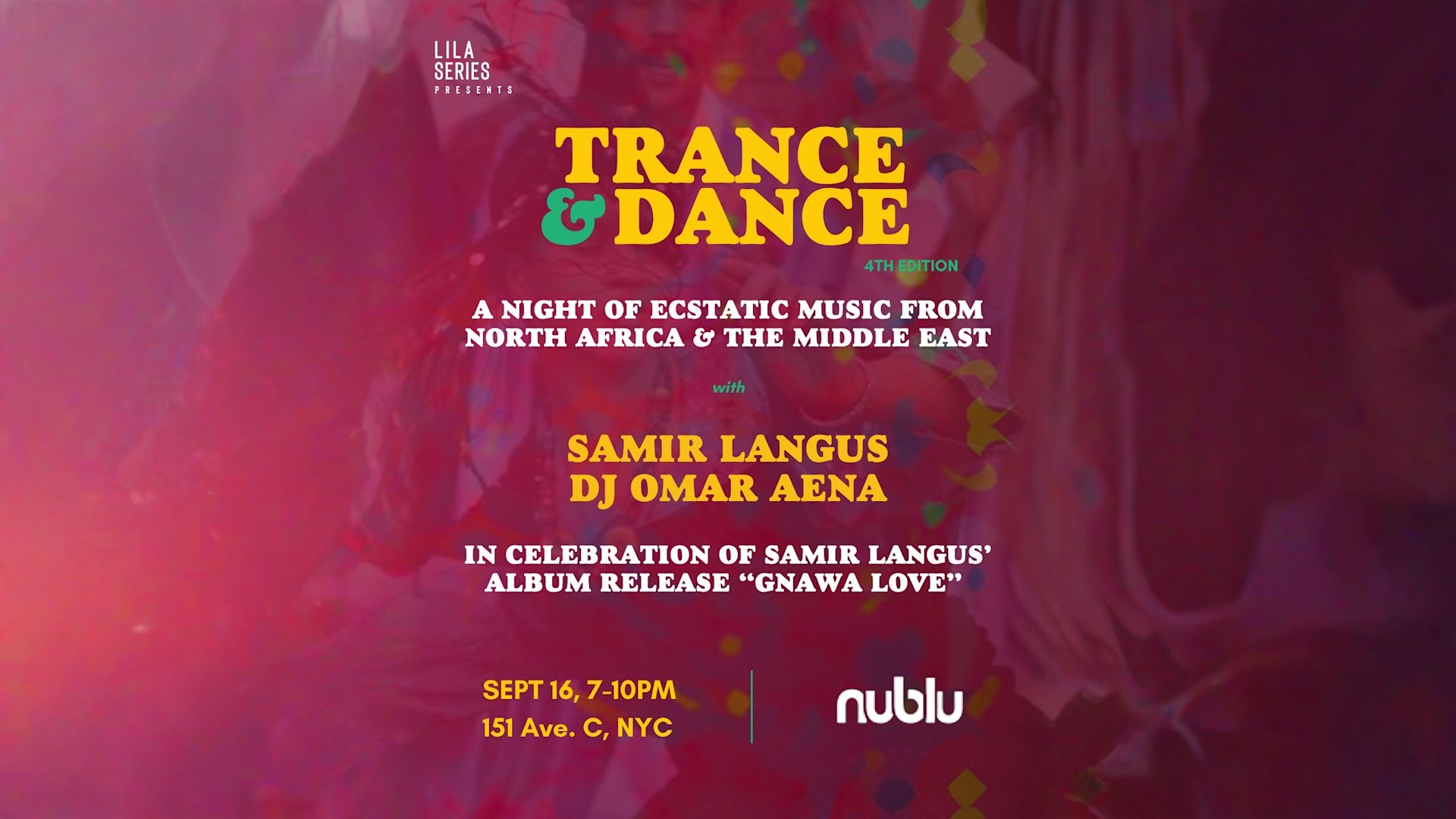 Trance & Dance W/ Samir Langus, Dj Omar Aena Cover