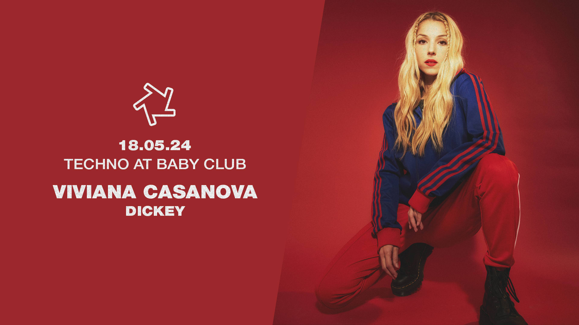 Techno At Baby Club : Viviana Casanova + Dickey Cover