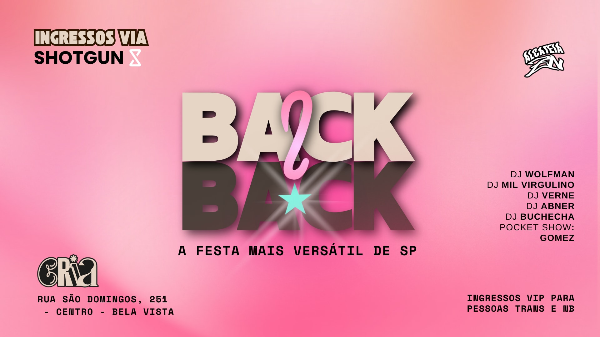 Back To Back • A Festa Mais Versátil De Sp ⭐ Cover