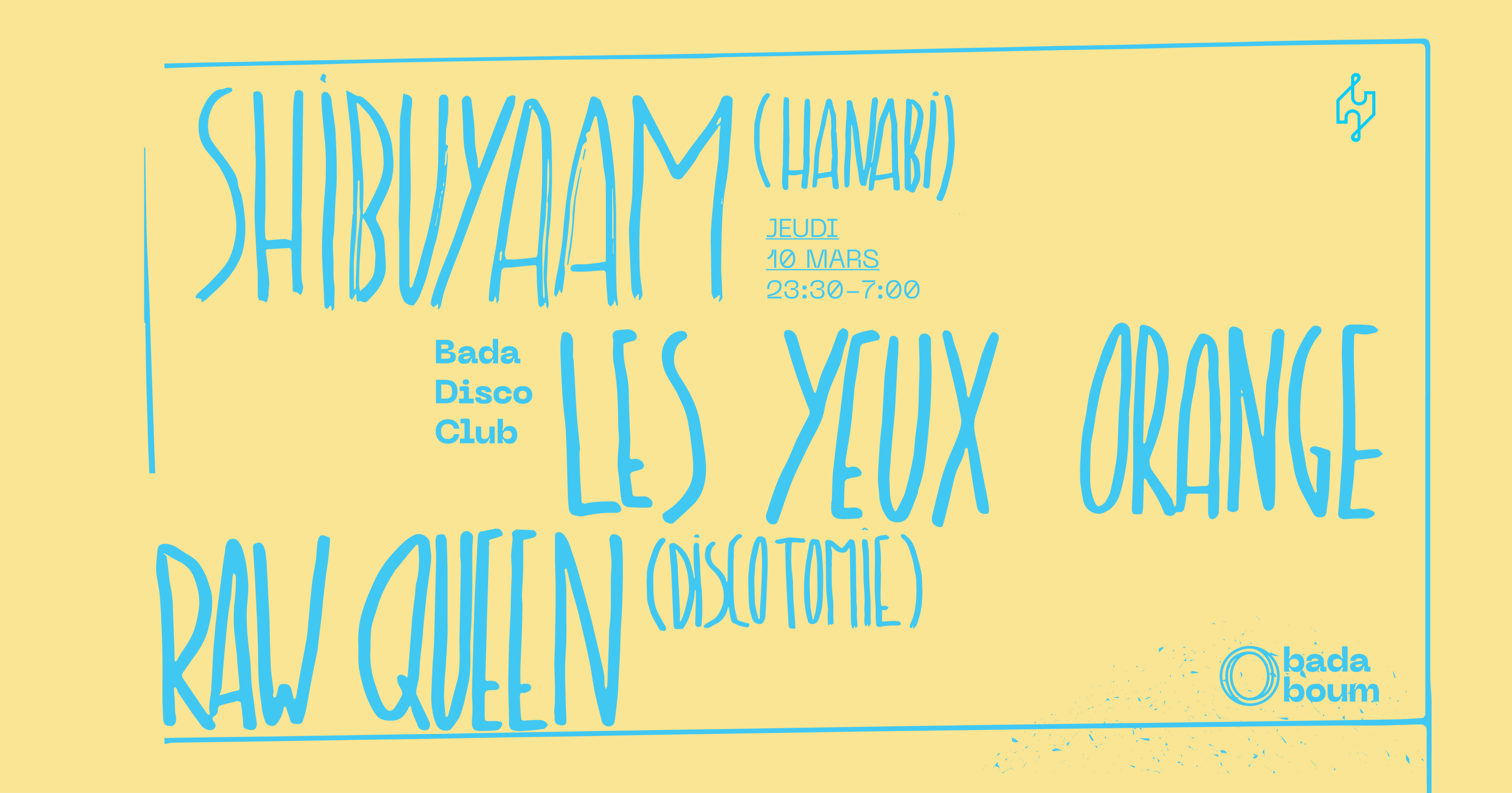 Bada Disco Club — Les Yeux Orange (+) Discotomie Cover