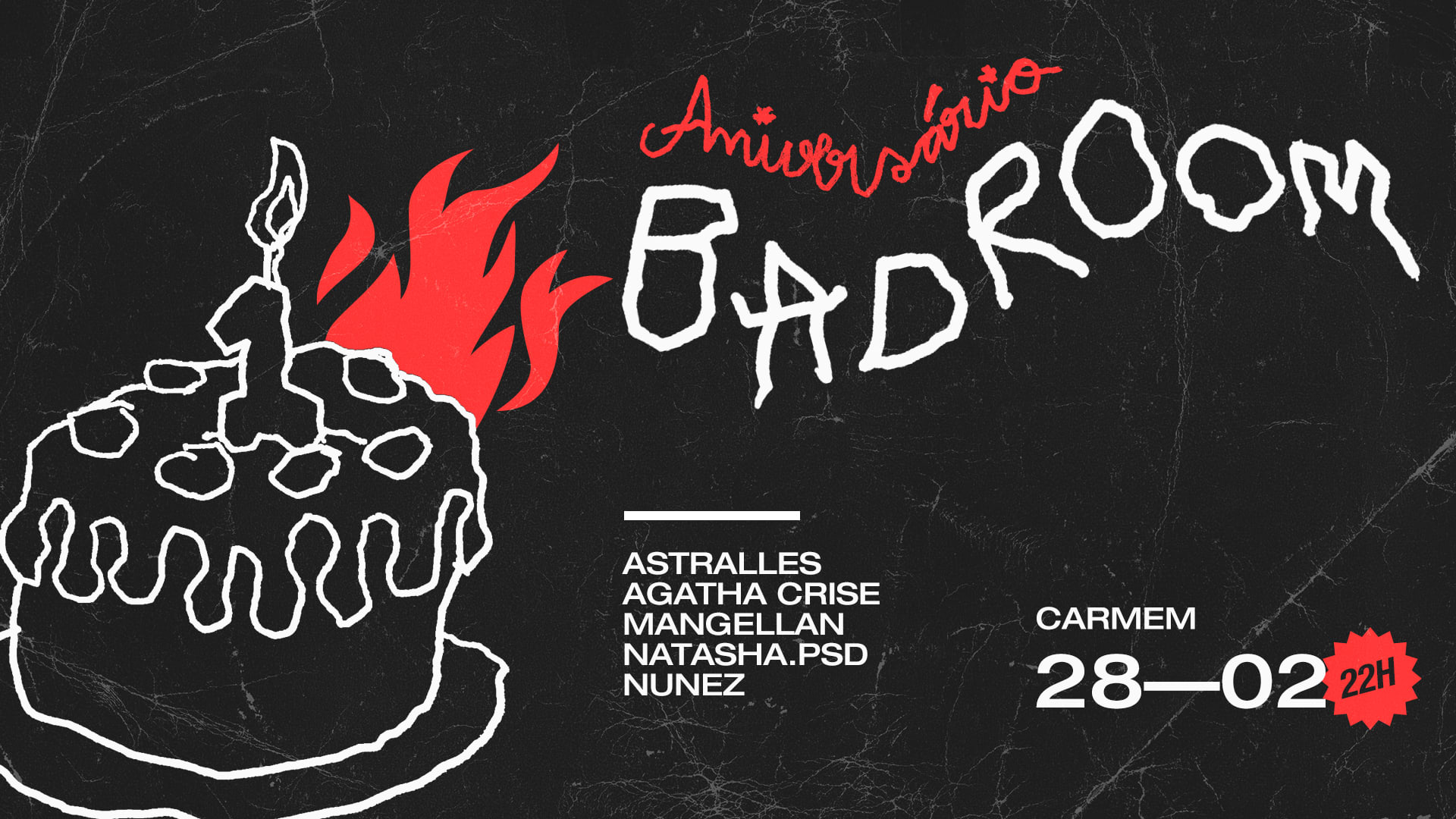 Aniversário Badroom No Carmem Cover