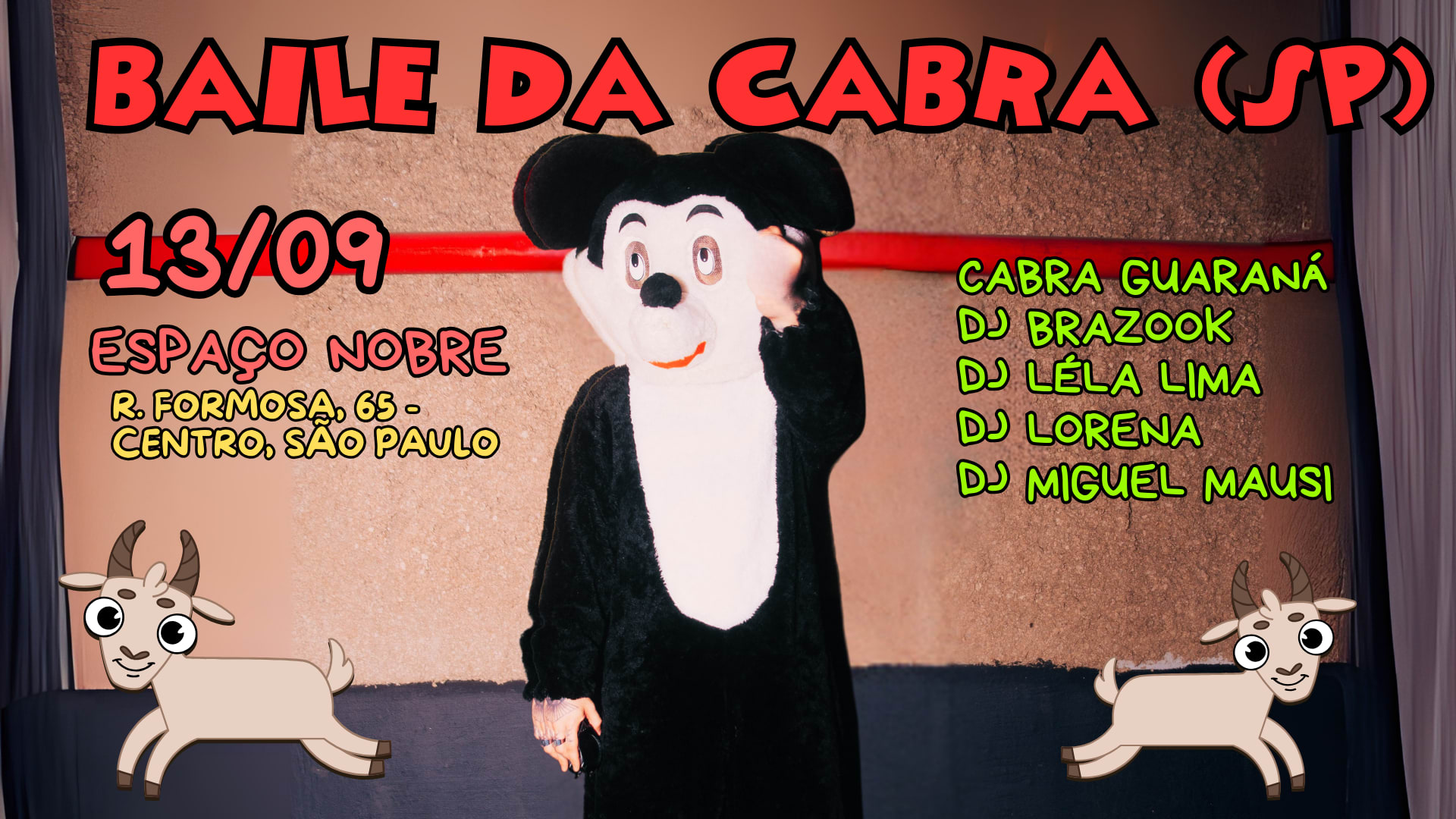 Baile Da Cabra Em São Paulo - Espaço Nobre (Centro) Cover