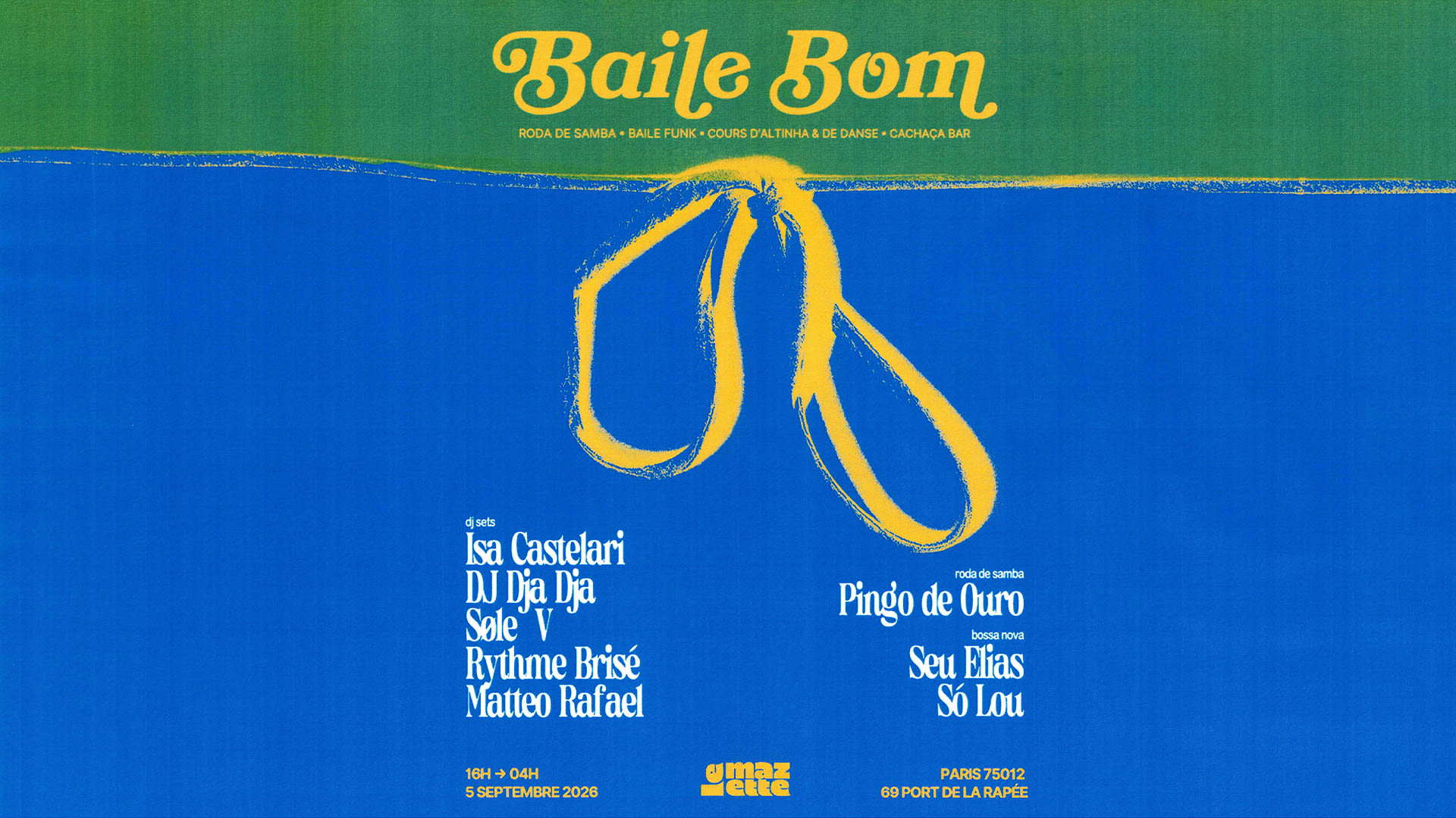 La Grande Fête De Baile Bom Cover
