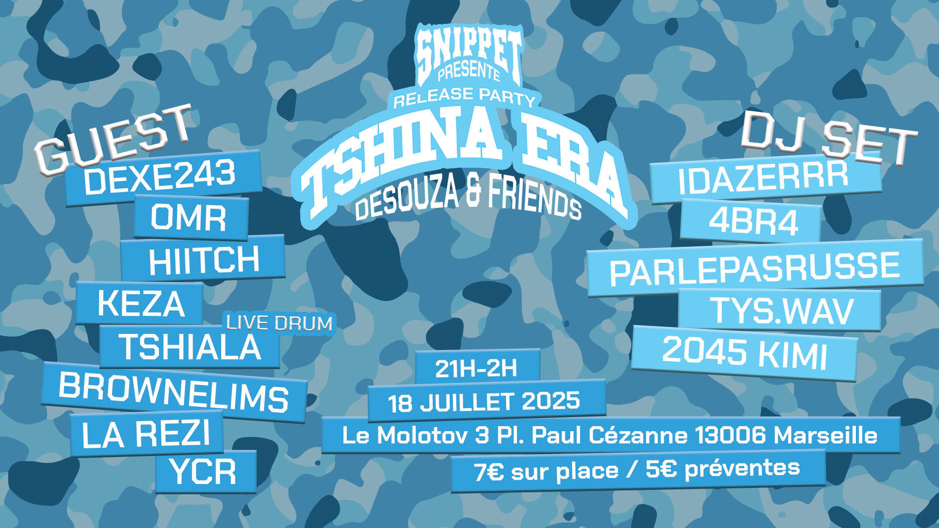Tshina Era Release Party Desouza & Friends By Snippet Cover
