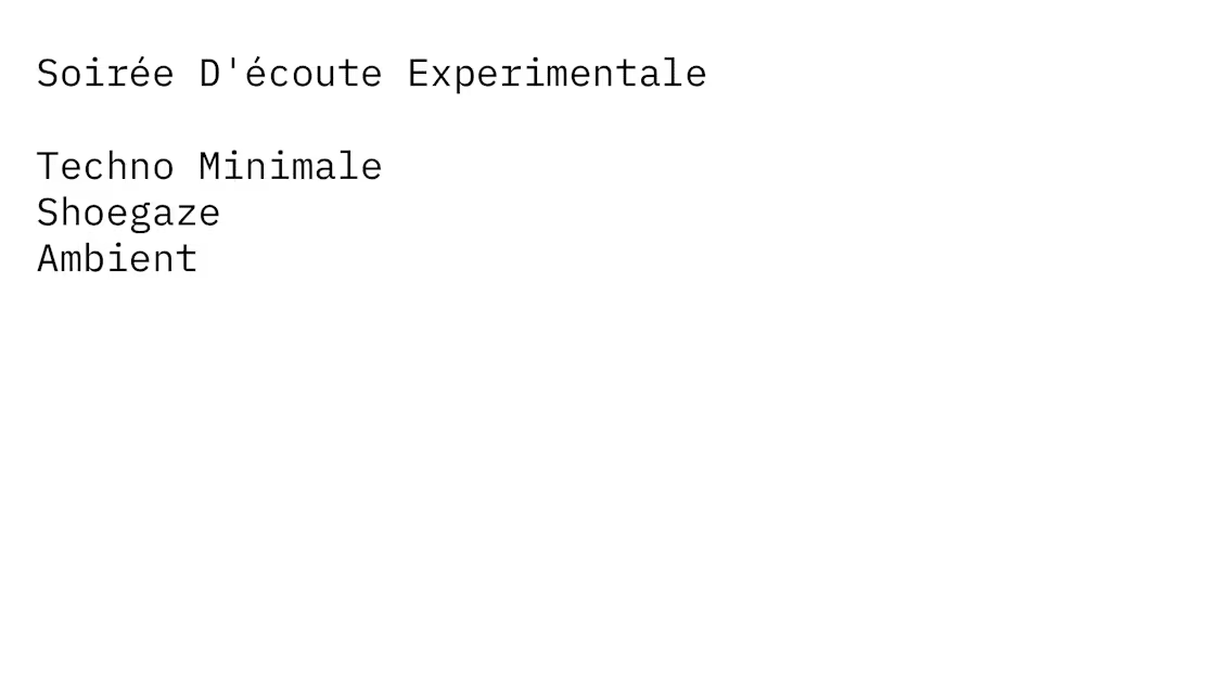 Soirée D'écoute Experimentale Multi-Genres Musicaux 9 Cover