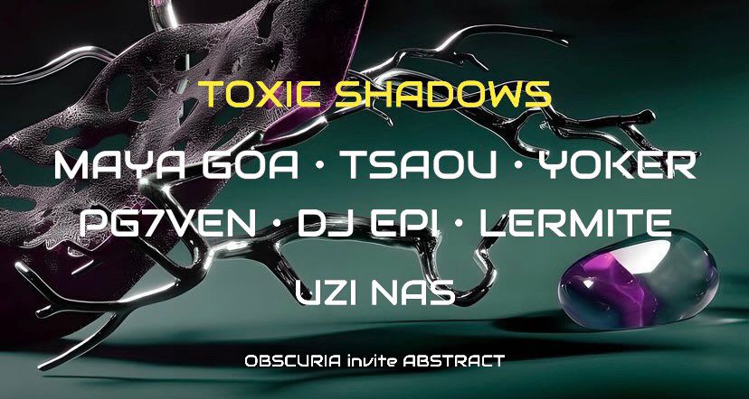 Obscuria X Abstract : Toxic Shadows Cover