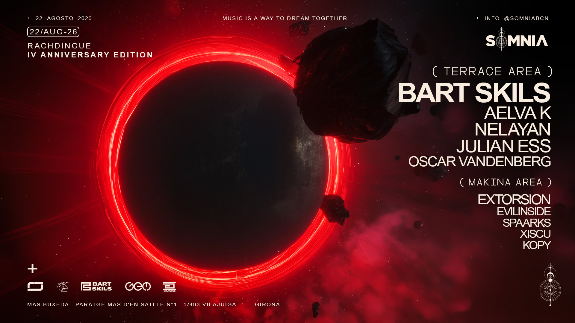 Bart Skils (Drumcode) @ Rachdingue (Somnia Night) Cover